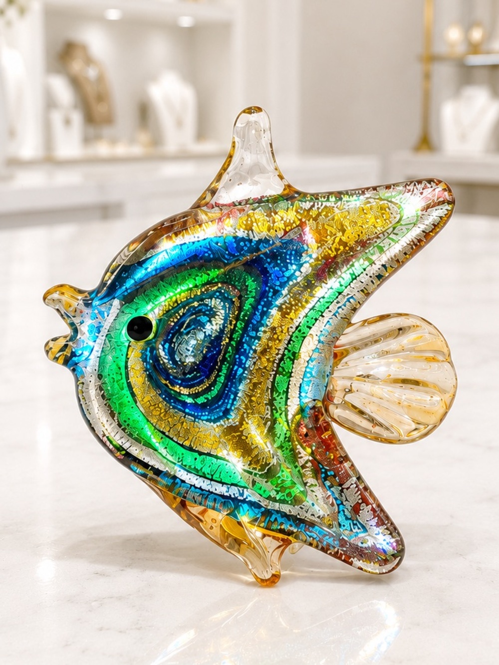 Glass Fish Pendant
